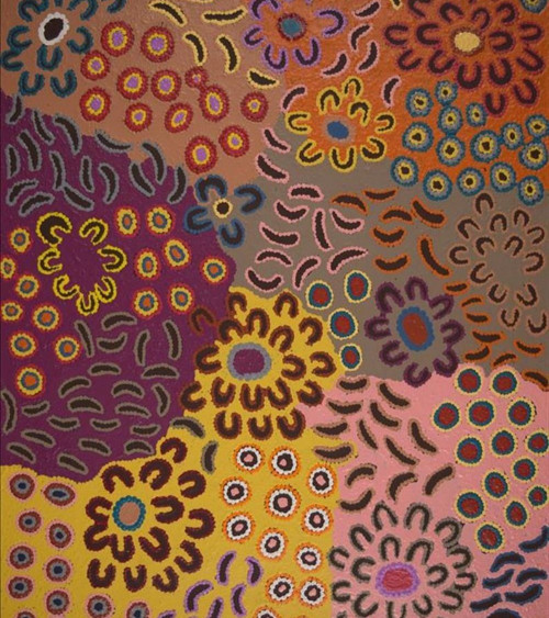 Rochelle Napaljarri - Peinture art Aborigène Australie