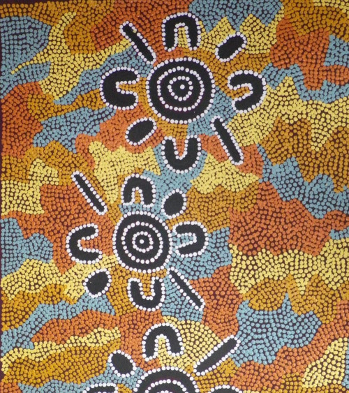 peinture art aborigene  australie vignette