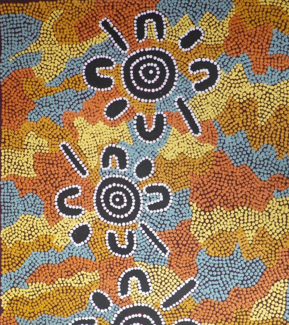 peinture art aborigene  australie vignette