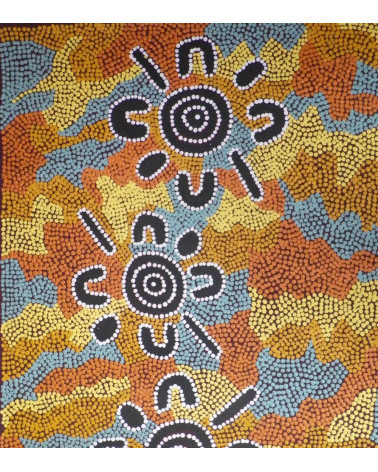 peinture art aborigene  australie vignette