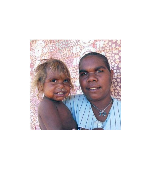 Antoinette Napanangka Brown mina mina Jukurrpa - Peinture art Aborigène Australie