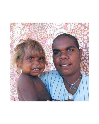 Antoinette Napanangka Brown mina mina Jukurrpa - Peinture art Aborigène Australie