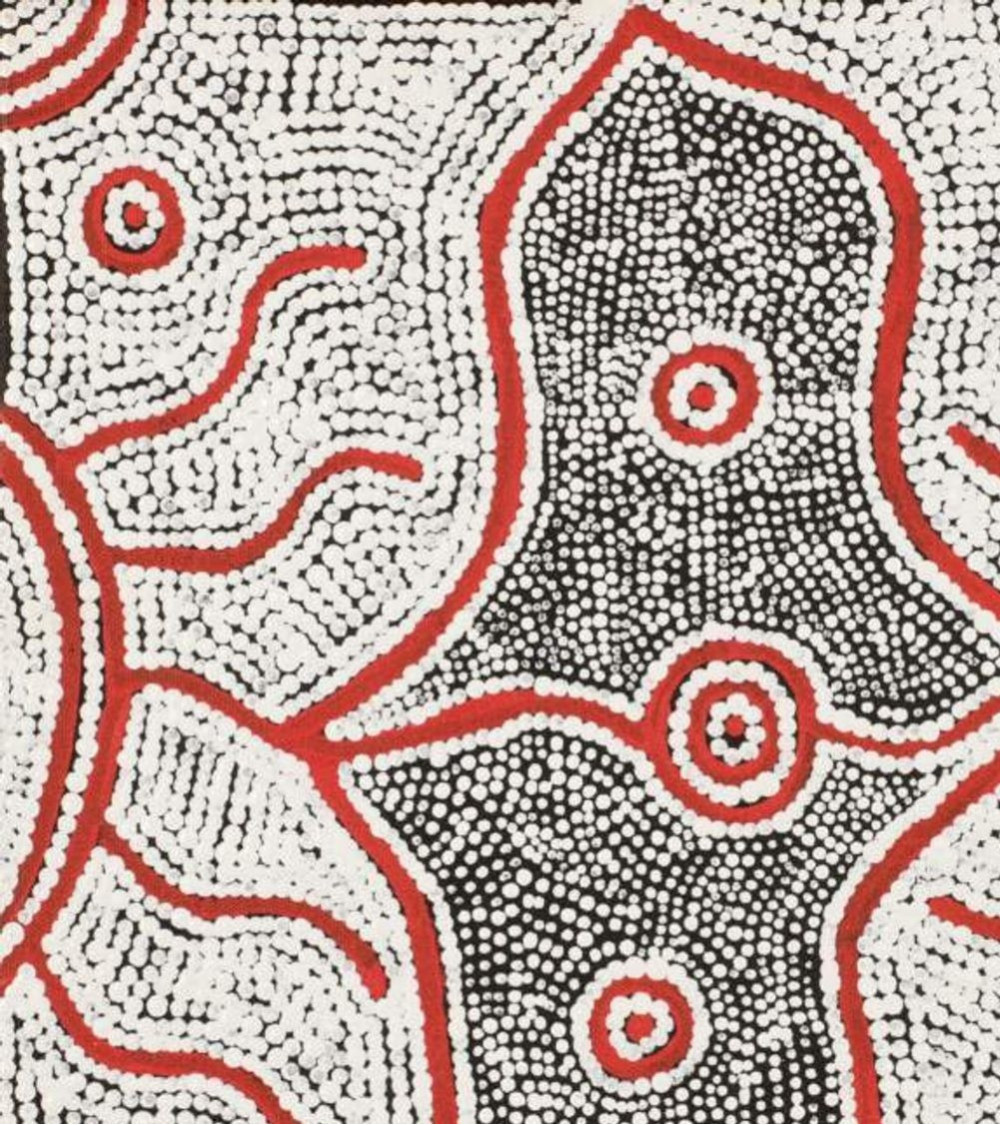 Reva Nungarrayi Dickson  mina mina Jukurrpa - Peinture art Aborigène Australie