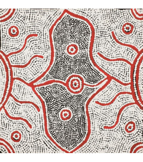 Reva Nungarrayi Dickson  mina mina Jukurrpa - Peinture art Aborigène Australie