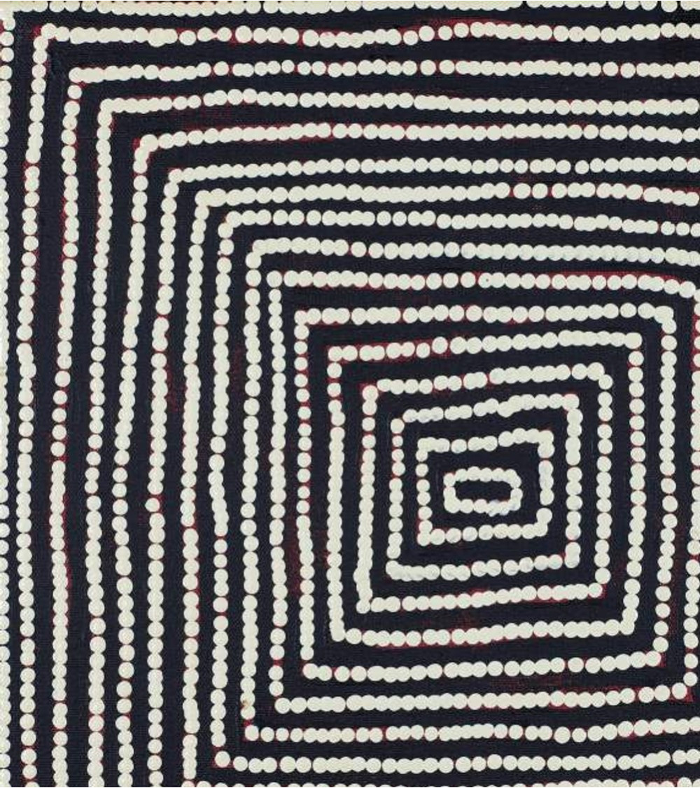 Geraldine Napurrurla Wilson-  Yawakiyi Jukurrpa - Peinture art Aborigène Australie