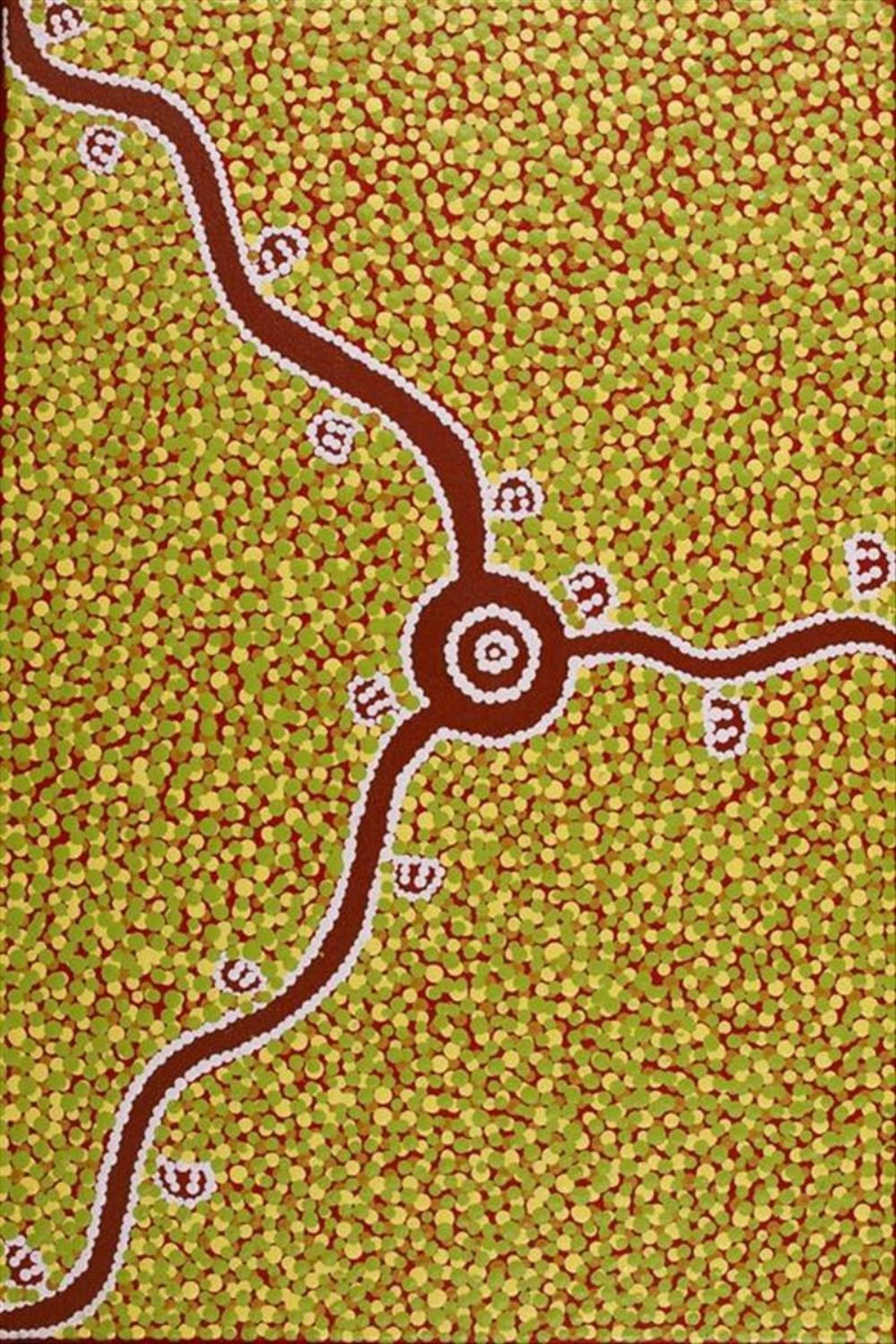 peinture sur toile art aborigene australie